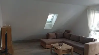 Ein Sitzbereich in der Unterkunft Walldürn Zentrum 2