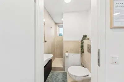 Ein Badezimmer in der Unterkunft Fassdaube - VINoKAT Living