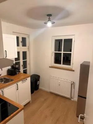 Küche/Küchenzeile in der Unterkunft 2 Zimmer Appartment für 3 Personen mit Küche und Duschbad