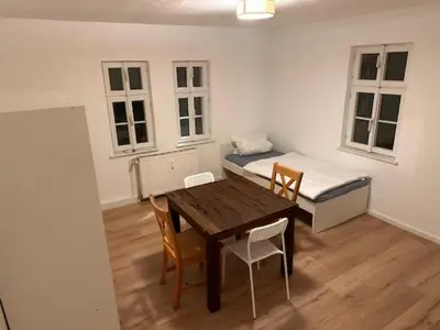 Grundriss der Unterkunft 2 Zimmer Appartment für 3 Personen mit Küche und Duschbad