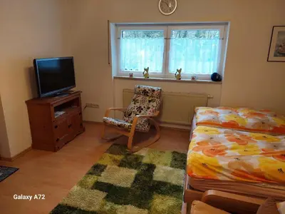 TV/Unterhaltungsangebot in der Unterkunft Ferienwohnung Schwarz
