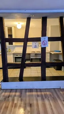 Küche/Küchenzeile in der Unterkunft Monteurzimmer Nähe Pforzheim