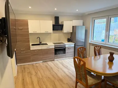 Küche/Küchenzeile in der Unterkunft Apartment in Otterberg