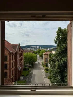 Ein allgemeiner Blick auf Kaiserslautern oder ein Stadtblick von der Ferienwohnung aus