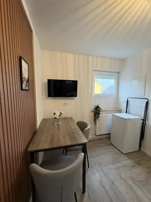 TV/Unterhaltungsangebot in der Unterkunft Modern apartment 2 for fitters with parking space in Lampertheim