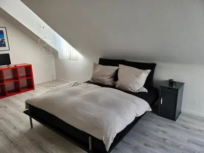 Ein Bett oder Betten in einem Zimmer der Unterkunft Hotel zur Linde
