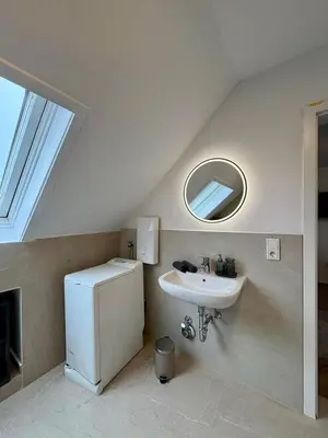 Grundriss der Unterkunft modernes Apartment 4 für Monteure mit Parkplatz in Lampertheim