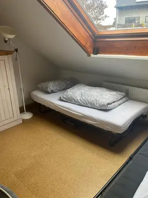 Ein Bett oder Betten in einem Zimmer der Unterkunft 2 Zimmerwohnung