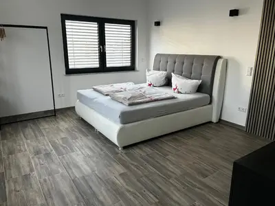Ein Sitzbereich in der Unterkunft Im Sand - Atelier