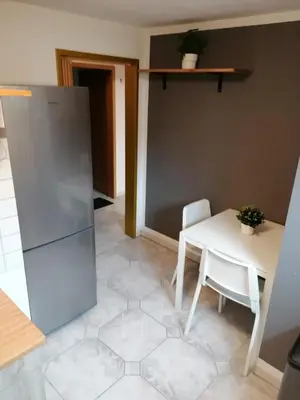 Grundriss der Unterkunft bookandstay24 com Babenhausen Apartment mit 2 Betten und Küche