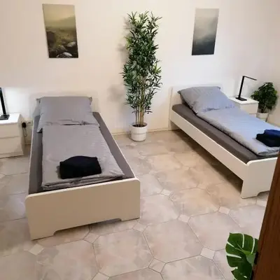 bookandstay24 com Babenhausen Apartment mit 2 Betten und Küche