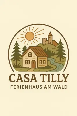 Ein Zertifikat, Auszeichnung, Logo oder anderes Dokument, das in der Unterkunft Casa Tilly - Ferienhaus am Wald ausgestellt ist