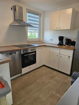 Küche/Küchenzeile in der Unterkunft Schöne Monteurwohnung in Öhringen