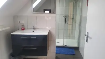 Ein Badezimmer in der Unterkunft Schöne Monteurwohnung in Öhringen