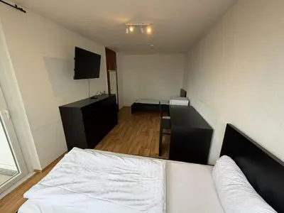 TV/Unterhaltungsangebot in der Unterkunft 3-Zimmer Wohnung mit Balkon am Betze