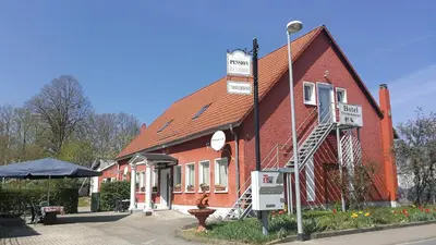 Das Gebäude in dem sich das Hotel befindet