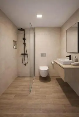 Ein Badezimmer in der Unterkunft Ferienwohnung Zum Kuhstall
