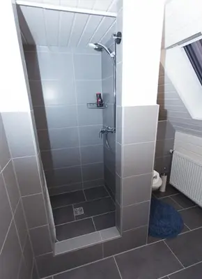 Ein Badezimmer in der Unterkunft Haus am Asang