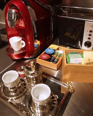 Kaffee-/Teezubehör in der Unterkunft Rheintor-Apartment