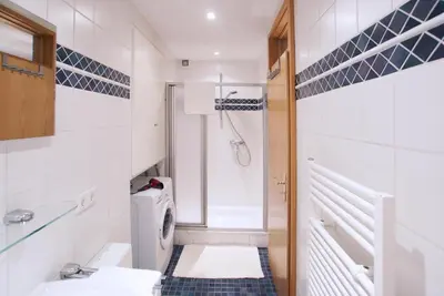 Ein Badezimmer in der Unterkunft Rheintor-Apartment