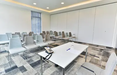 Der Geschäftsbereich oder Konferenzraum in der Unterkunft Holiday Inn Express Karlsruhe - City Park by IHG
