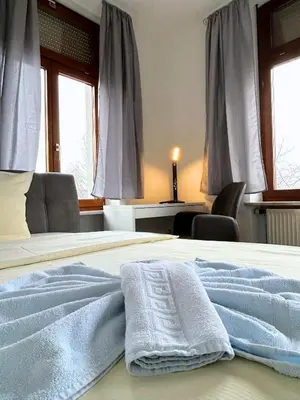 Ein Bett oder Betten in einem Zimmer der Unterkunft Hotel Lamm