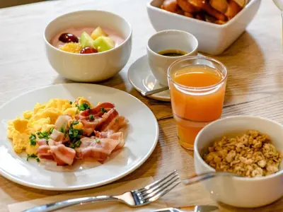 Essen im Hotel oder in der Nähe