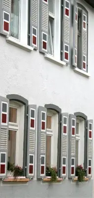 Das Gebäude in dem sich die Ferienwohnung befindet