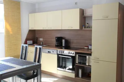 Küche/Küchenzeile in der Unterkunft Apartment FALVIG inkl. Küche