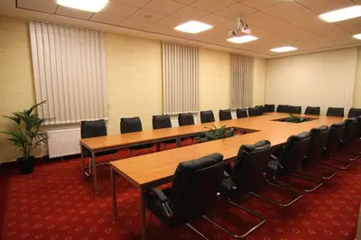 Der Geschäftsbereich oder Konferenzraum in der Unterkunft Hotel Residenz Babenhausen