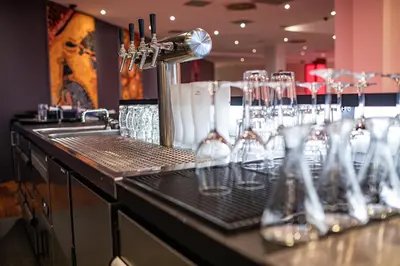 Getränke in der Unterkunft Hotel Sinsheim