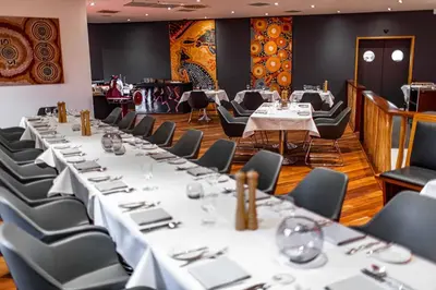 Ein Sitzbereich in der Unterkunft Hotel Sinsheim