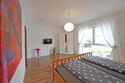 Ein Bett oder Betten in einem Zimmer der Unterkunft Speyer auf Zeit - FeWo & Boardinghouse