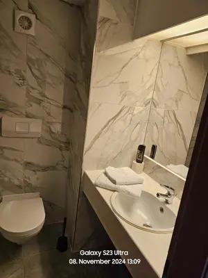 Ein Badezimmer in der Unterkunft Landhotel Margaretenhof