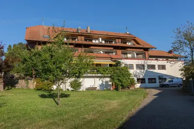 Das Gebäude in dem sich das Hotel befindet