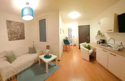 Küche/Küchenzeile in der Unterkunft Gästehaus Röhm