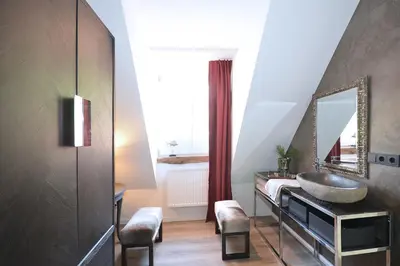Ein Bett oder Betten in einem Zimmer der Unterkunft Villa Delange