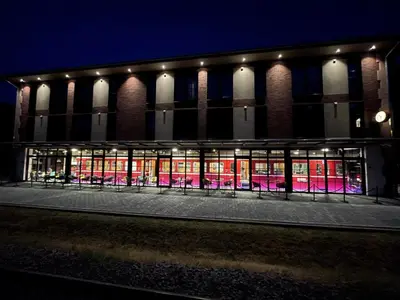 Das Gebäude in dem sich die Ferienwohnung befindet