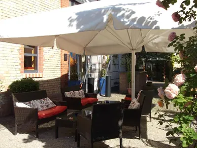 Ein Restaurant oder anderes Speiselokal in der Unterkunft Salischer Hof