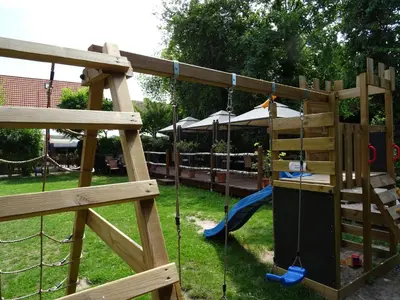 Ein Kinderspielbereich in der Unterkunft Salischer Hof