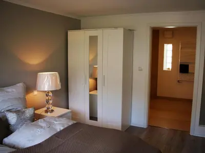 Ein Bett oder Betten in einem Zimmer der Unterkunft Apartment am Weinberg