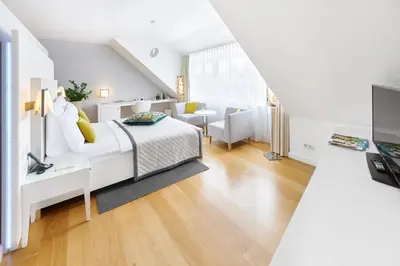 Ein Bett oder Betten in einem Zimmer der Unterkunft Hotel Ketschauer Hof