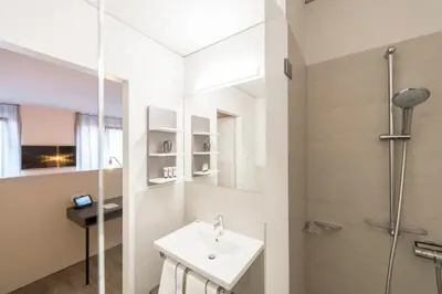 Ein Badezimmer in der Unterkunft HARBR. boardinghouse Ludwigsburg