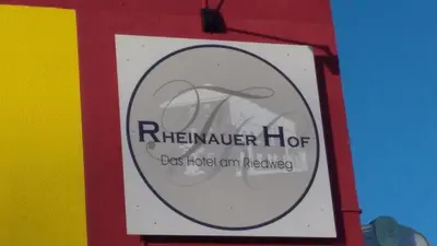 Ein Zertifikat, Auszeichnung, Logo oder anderes Dokument, das in der Unterkunft Rheinauer Hof - bed & breakfast ausgestellt ist
