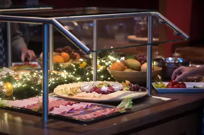 Essen im Hotel oder in der Nähe