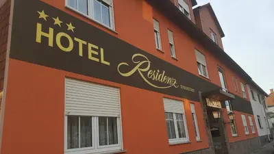 Ein Zertifikat, Auszeichnung, Logo oder anderes Dokument, das in der Unterkunft Hotel Residenz Stockstadt ausgestellt ist