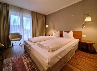 Ein Bett oder Betten in einem Zimmer der Unterkunft Hotel Restaurant Felix