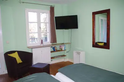 TV/Unterhaltungsangebot in der Unterkunft Ferien-Wohnung am Menzer-Park