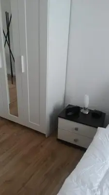 Ein Bett oder Betten in einem Zimmer der Unterkunft Eulennest-lu