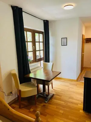 Ein Sitzbereich in der Unterkunft Landhaus Magnus